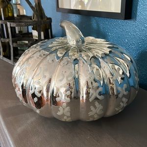 Pottery Barn Mercury Glass Pumpkin